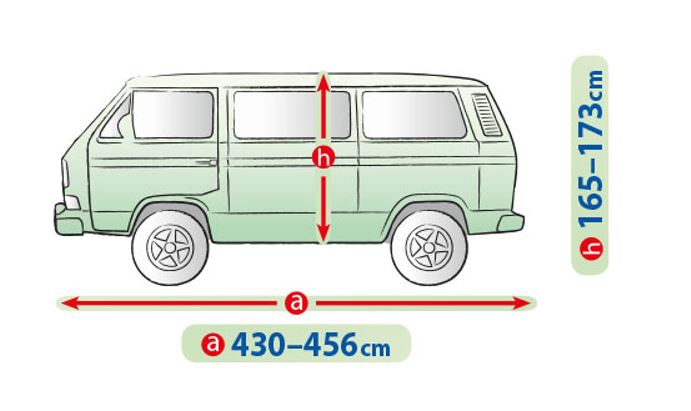 Profi Vollgarage Ganzgarage Autoabdeckung Abdeckplane für Transporter VW T3