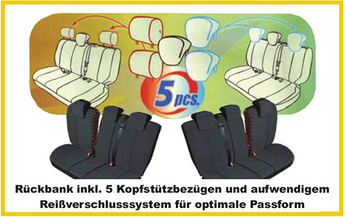 PKW Schonbezug Sitzbezug Sitzbezüge Auto-Sitzbezug für VW Caddy Autostyling  505263/505294/VWCaddy/L/L-XL