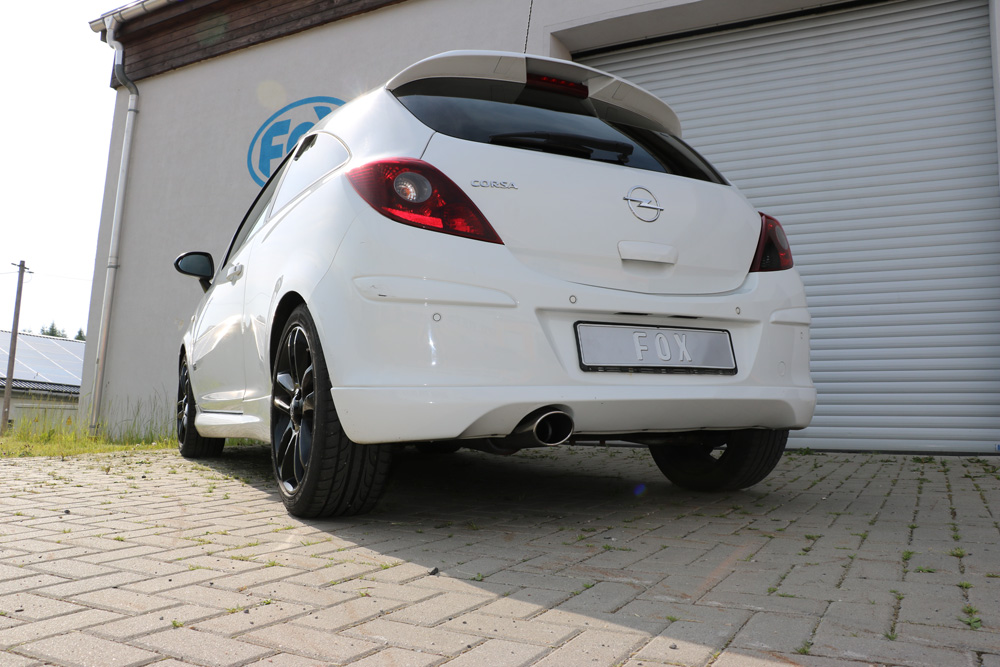 Fox Auspuff Sportauspuff Komplettanlage Opel Corsa D Sportheck oder OPC Line eBay