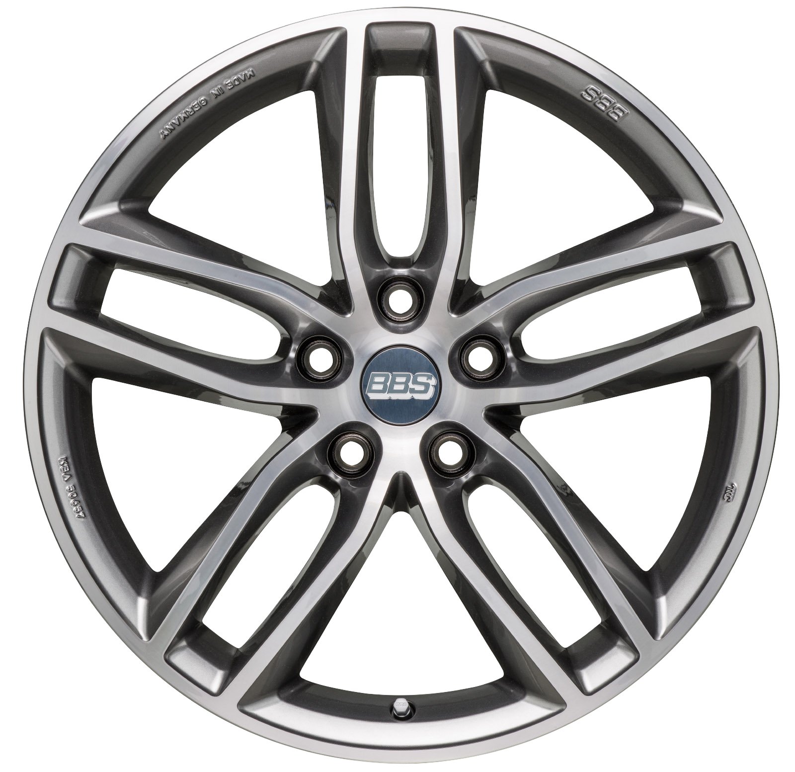 BBS_SX_platinumsilberdiamantgedreht_frontal