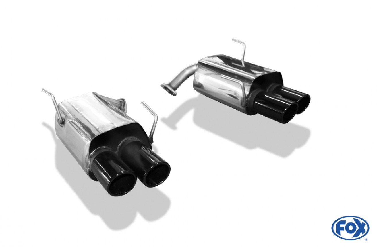 Fox Duplex Auspuff Sportauspuff Komplettanlage für Subaru WRX V1 Stufenheck 2.5l