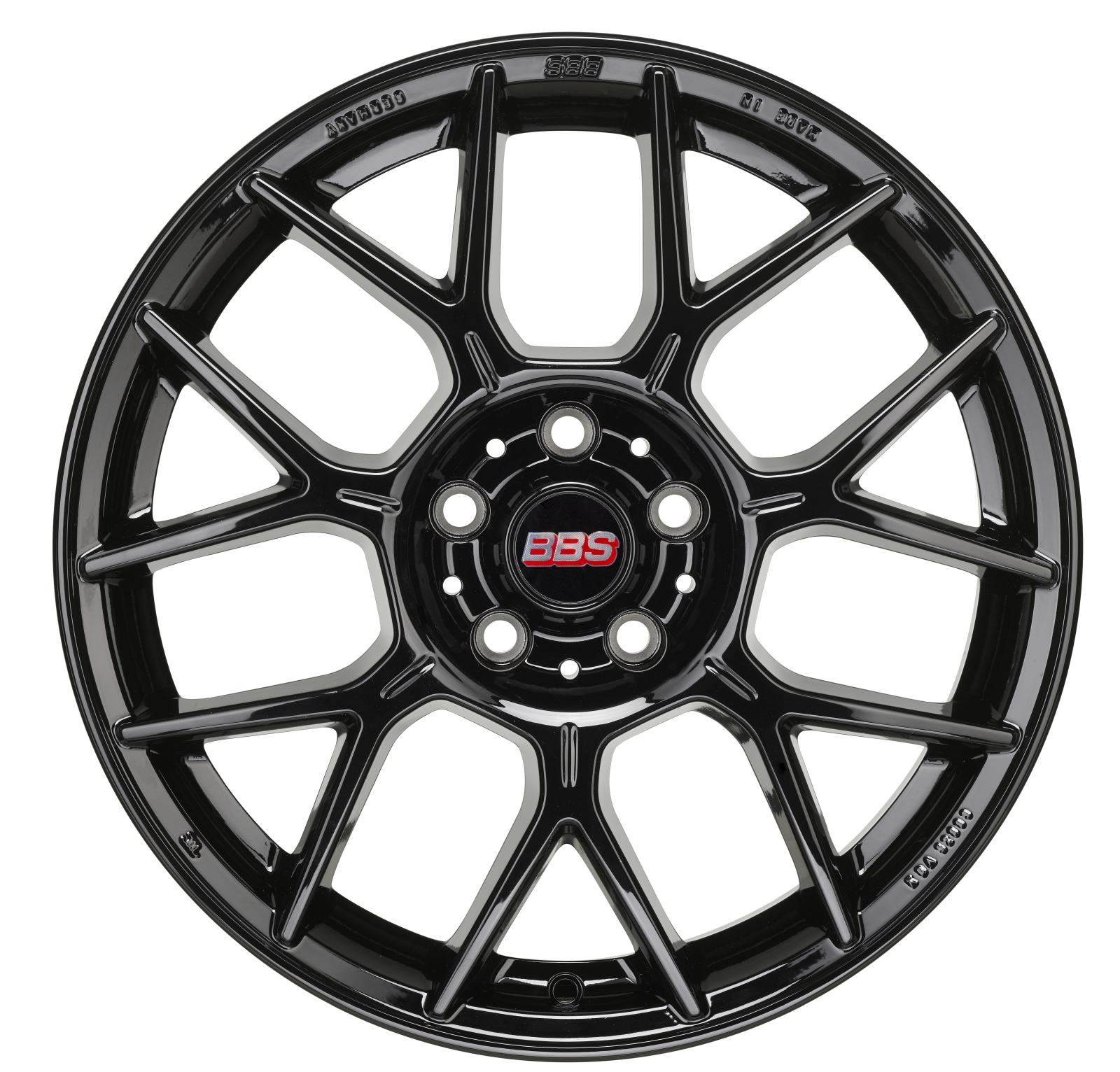 BBS_XR_Schwarz-Glaenzend_Frontal