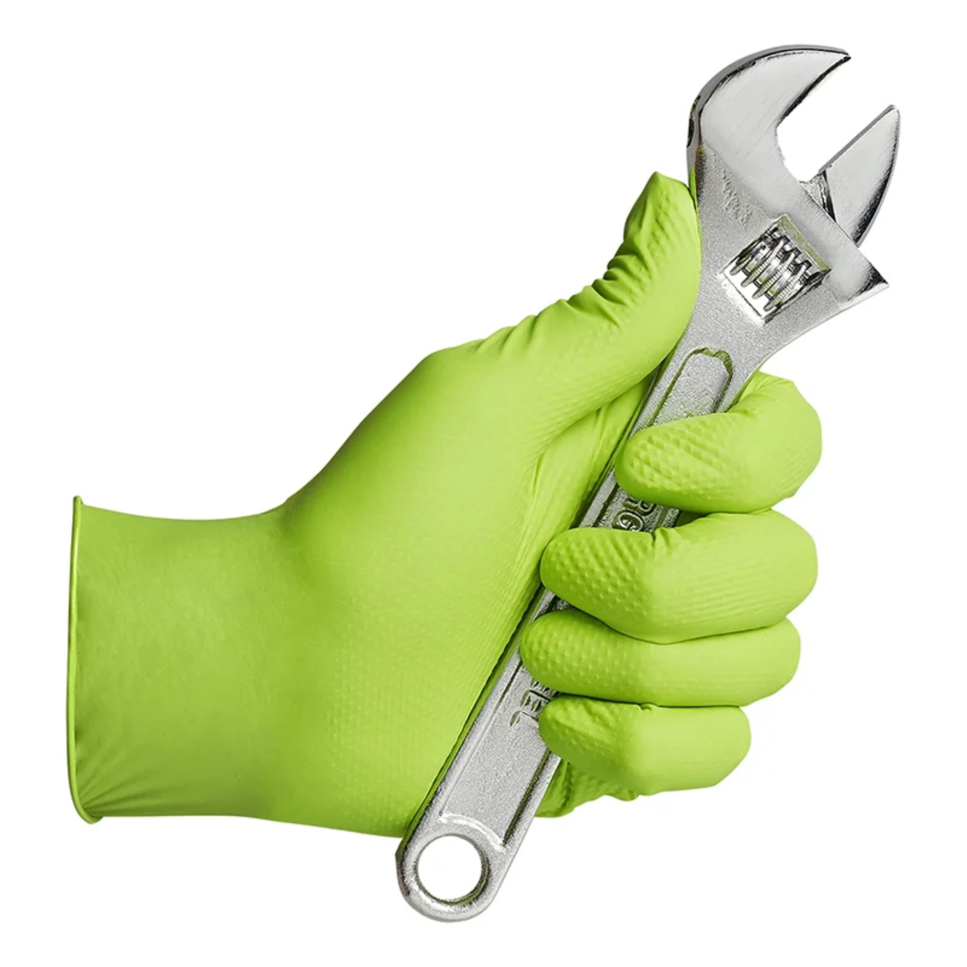 Nitril Einweghandschuhe Einweg-Handschuhe Einmalhandschuhe Gripp-IT Gr.L grün