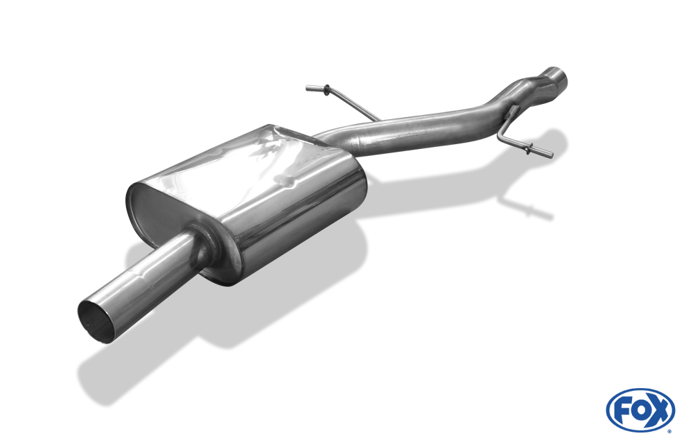 Fox Mittelschalldämpfer Auspuff Sportauspuff für Audi A5 8T Frontantrieb 2.0