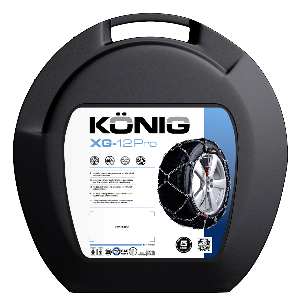 König Schneeketten XG-12 Pro 250 7.50-15 9-15 265/70-15 235/75-16 235/80-16 