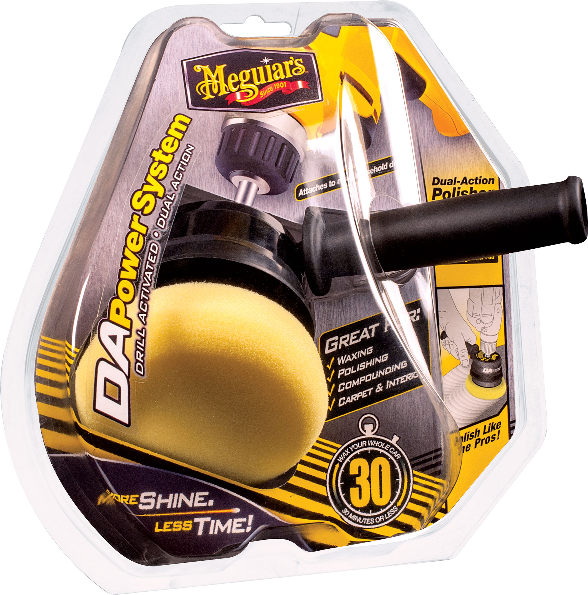 Meguiars DA Power System exenter Poliermaschine Polieraufsatz Polieren G3500INT