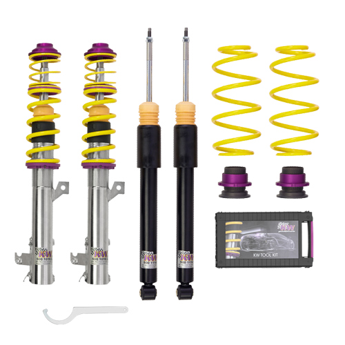 KW Gewindefahrwerk V1 Variante 1 INOX für Fiat 500 Abarth 500C Abarth 312 08/07- 10240021