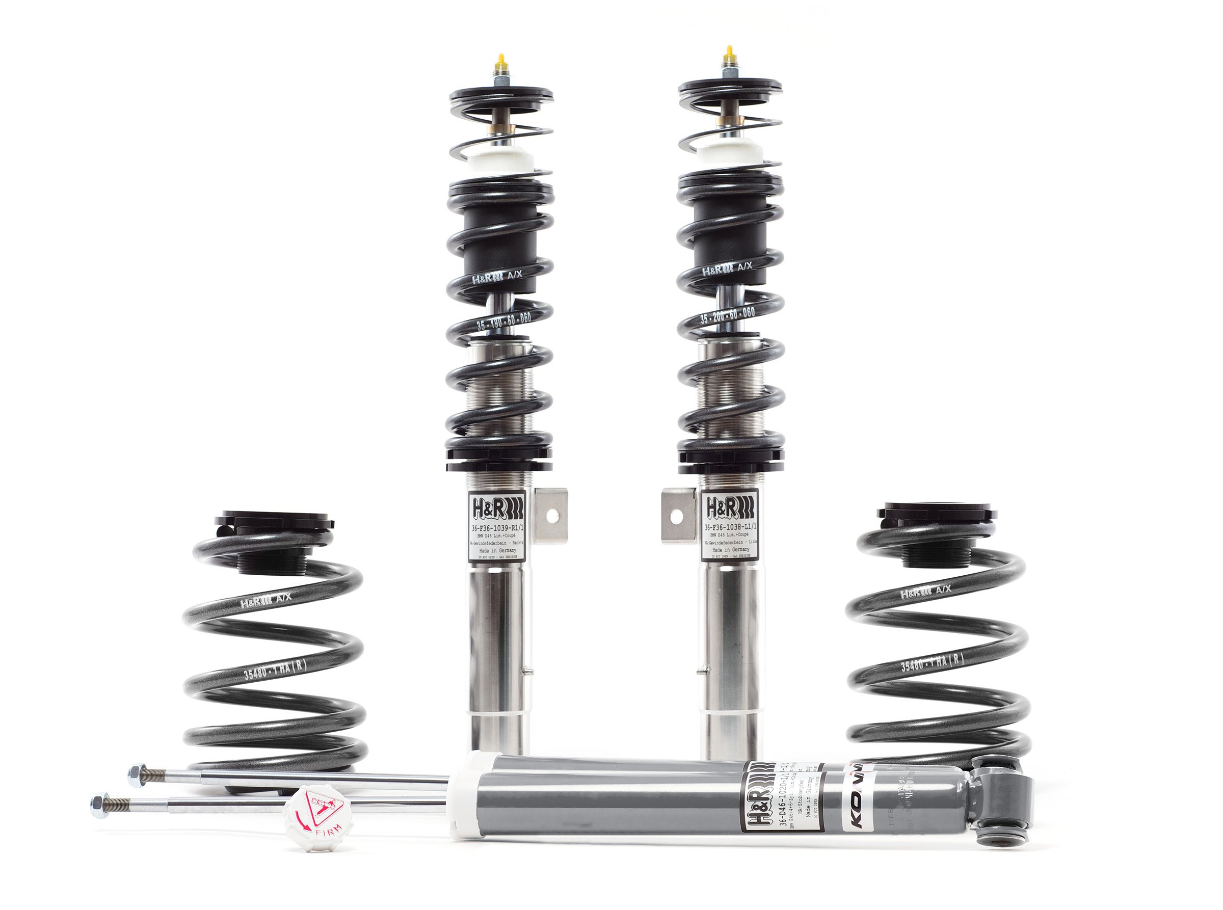 H&R Twin-Tube Gewindefahrwerk Fahrwerk für VW Bus T4 2WD + 4WD Bj. 91- 36904-2