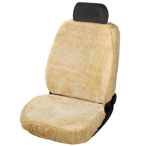 Lammfellbezug Auto Sitzbezug Sitzbezüge Lammfell Fellbezug Fell beige
