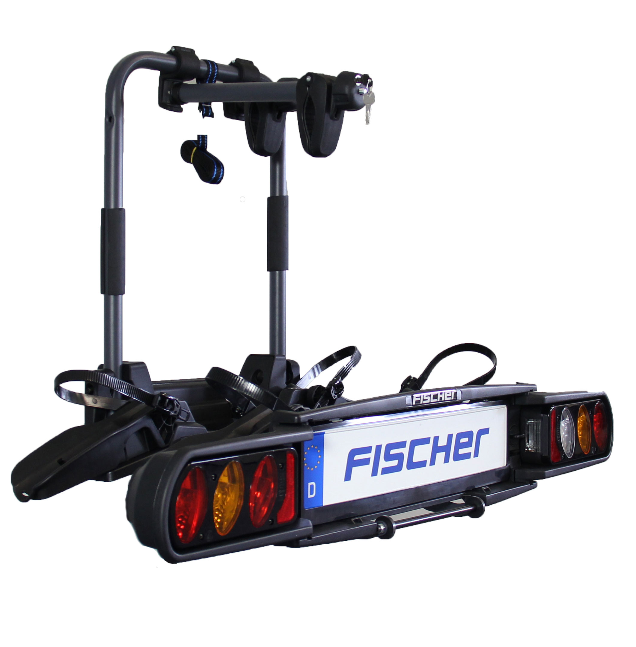 FISCHER Heckträger Fahrradträger Prolineevo Kupplungs-Fahrradträger Schwarz 126001