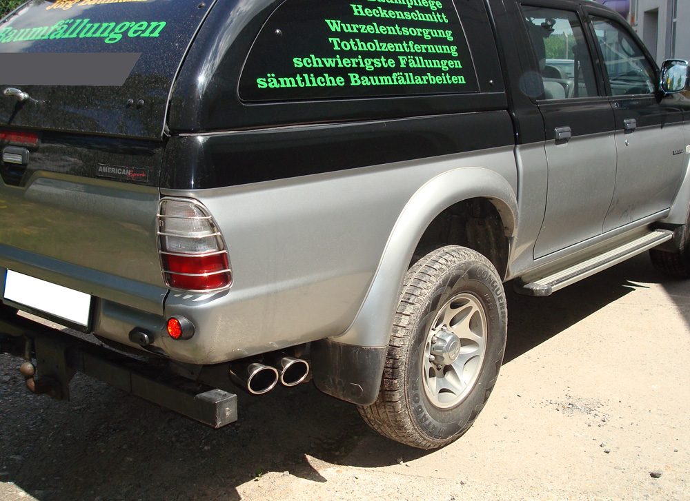 Fox Auspuff Sportauspuff Komplettanlage F r Mitsubishi L200 K60T 2 5 