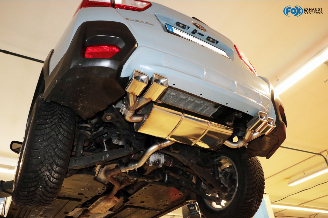Fox Duplex Auspuff Sportauspuff Komplettanlage für Subaru XV G5 1,6l 84kW