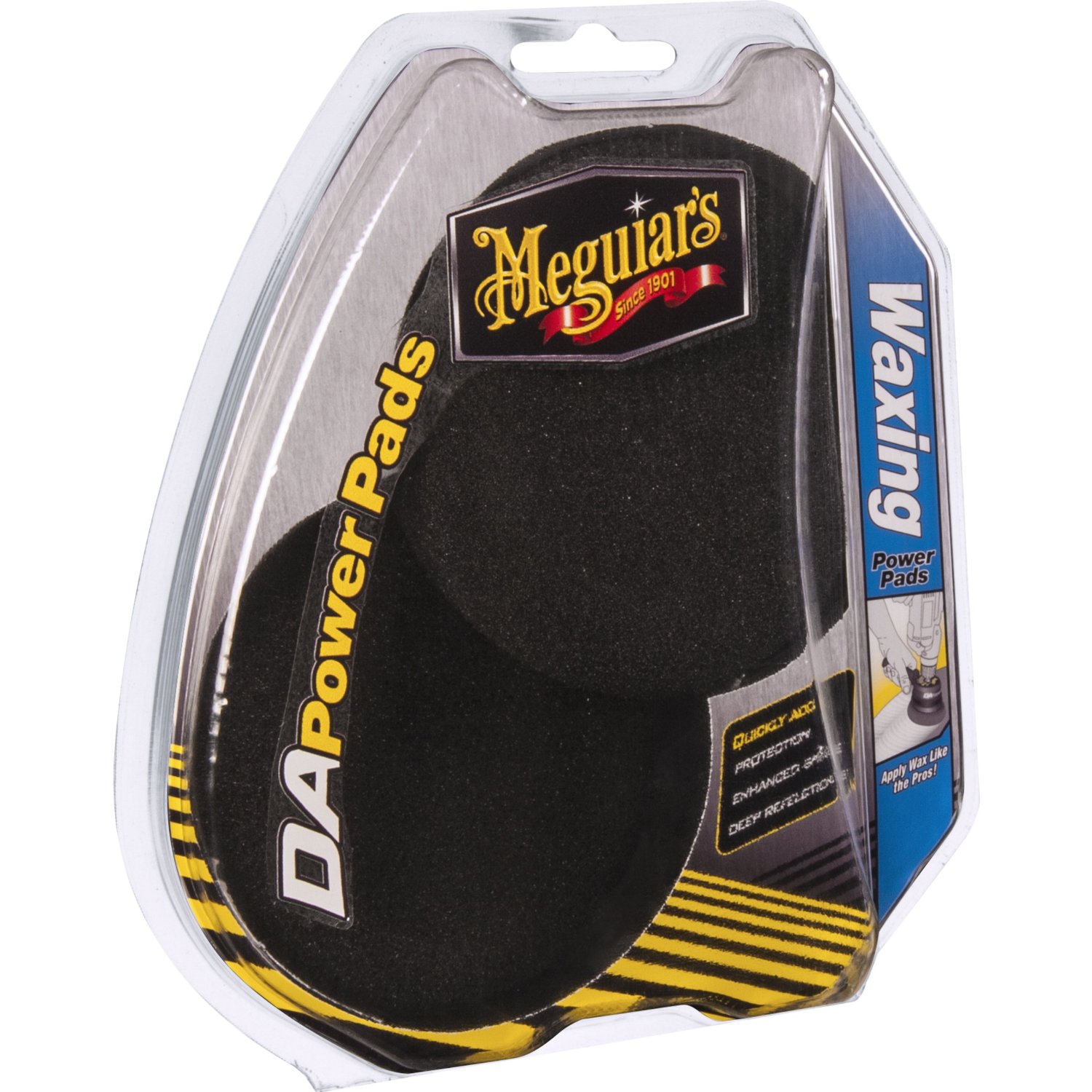 Meguiars DA Power Pads Waxing Lack Polierpad Wachs Polieren 2 Stk G3509INT