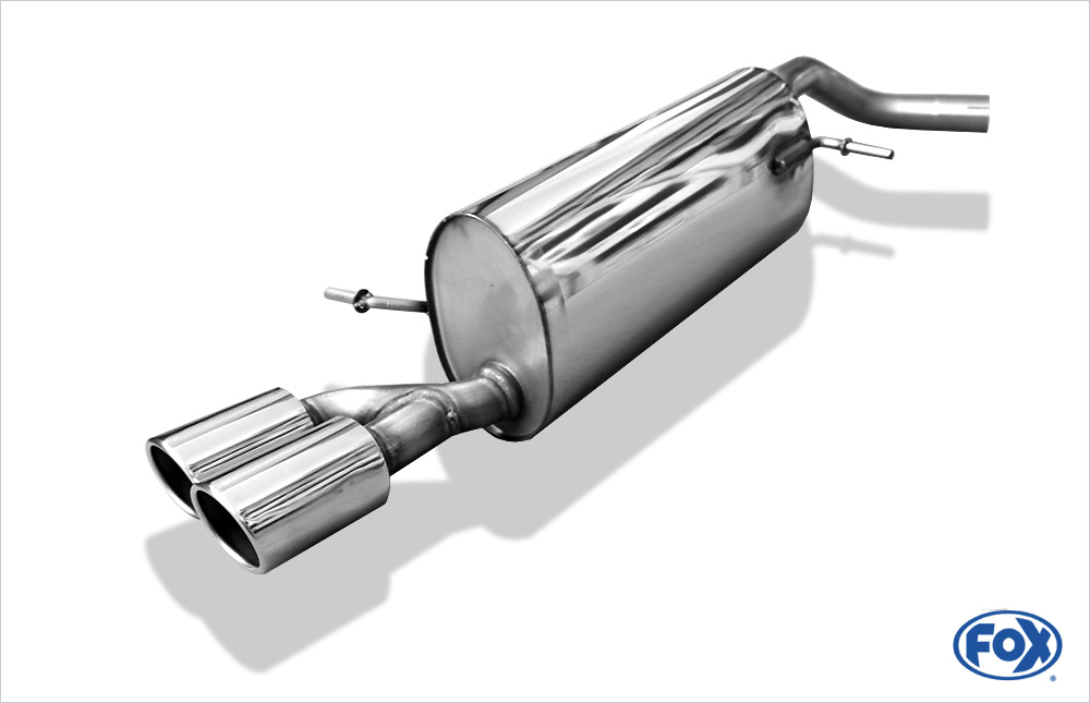 Fox Auspuff Sportauspuff Endschalldämpfer für Audi A1 Sportback 1,2 63kW 1,6l D