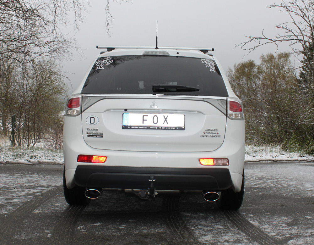 Fox Duplex Auspuff Sportauspuff für Mitsubishi Outlander III 4WD - GG/ GF