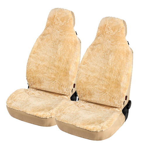 Lammfellbezug Auto Sitzbezug Sitzbezüge Lammfell Fellbezug Fell beige