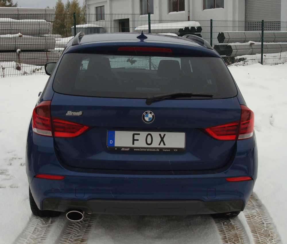 Fox Auspuff Sportauspuff Endschalldämpfer für BMW X1 E84 2.0 100/105/120/130/150