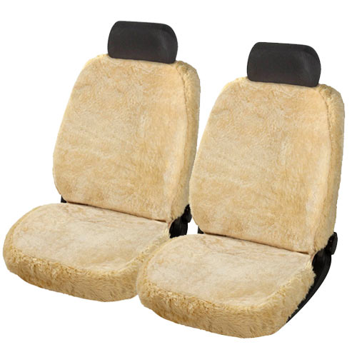 Lammfellbezug Auto Sitzbezug Sitzbezüge Lammfell Fellbezug Fell beige