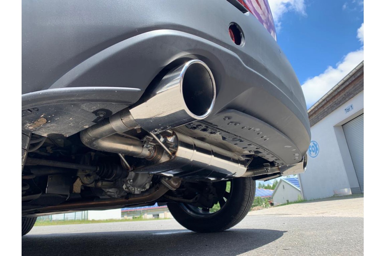 Fox Duplex Auspuff Sportauspuff Endschalldämpfer für Mazda CX30 X180 AT AWD 2.0l