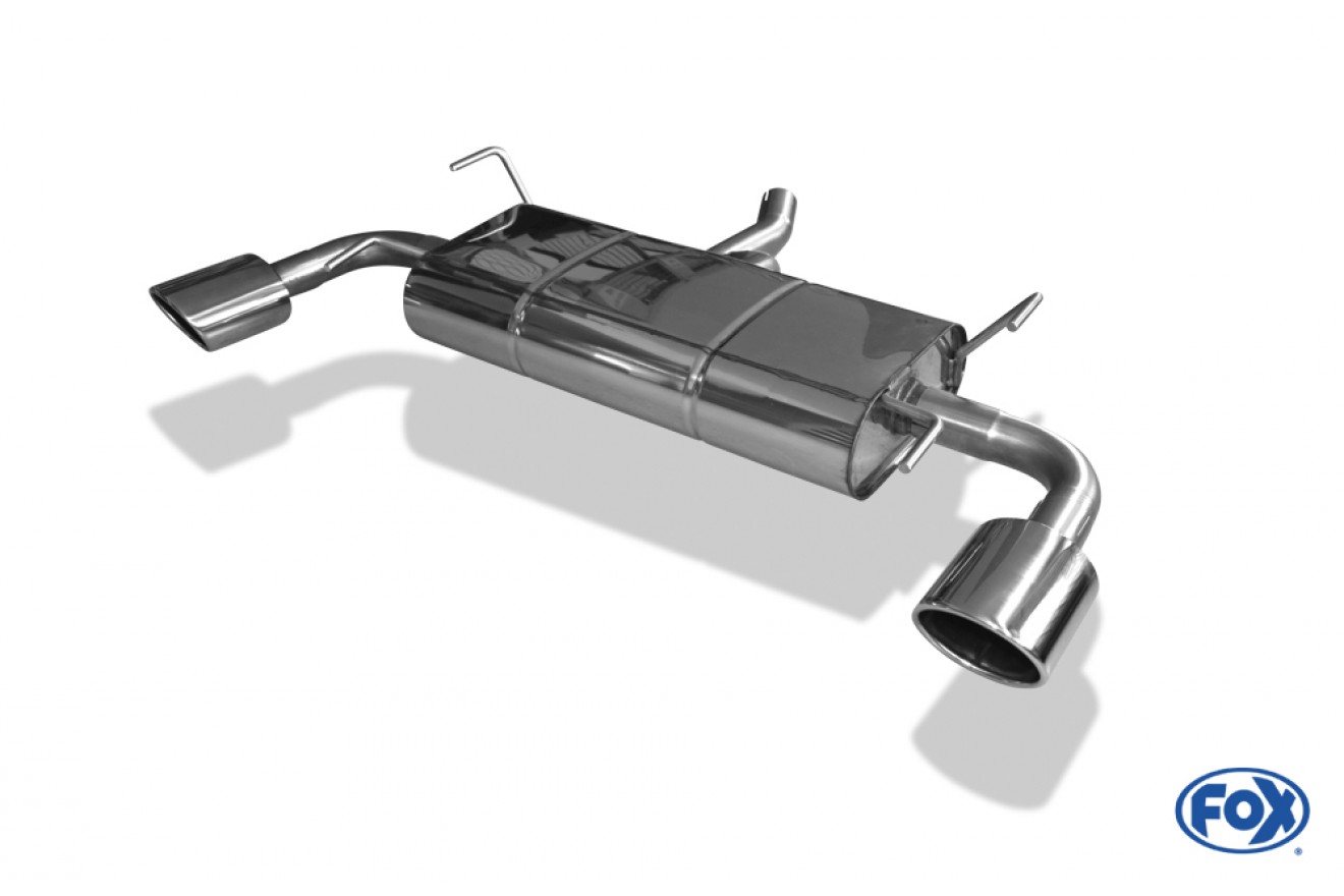 Fox Duplex Auspuff Sportauspuff Endschalldämpfer für Subaru Impreza GR AWD 2,0l