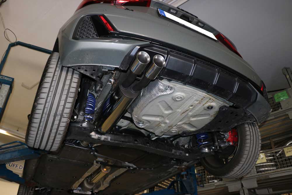 Fox Auspuff Sportauspuff Endschalldämpfer für Audi A1 40TFSI 2.0l 147kW