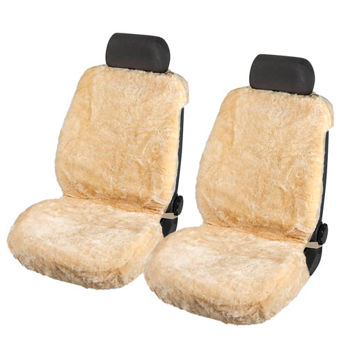 Lammfellbezug Auto Sitzbezug Sitzbezüge Lammfell Fellbezug Fell beige