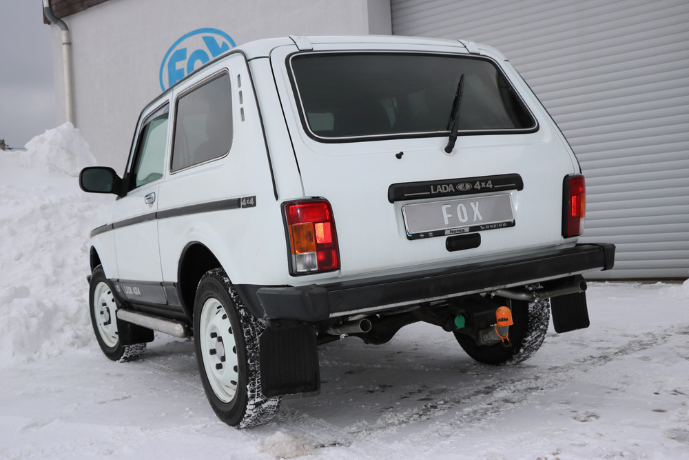 Fox Duplex Auspuff Sportauspuff Endschalldämpfer für Lada Niva 4x4 1.7l 61kW