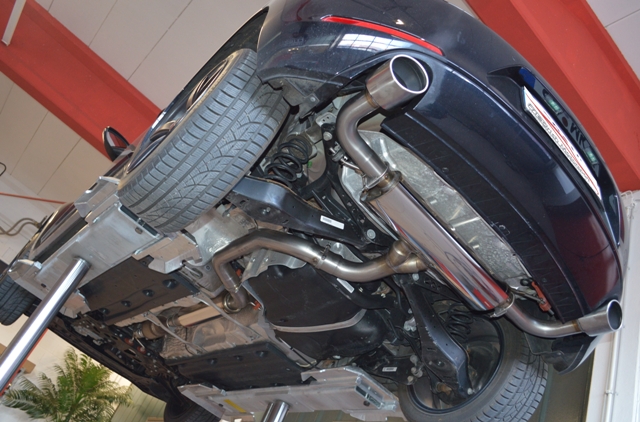 Friedrich Motorsport 76mm Duplex Auspuff Sportauspuff Anlage für VW Beetle 5C
