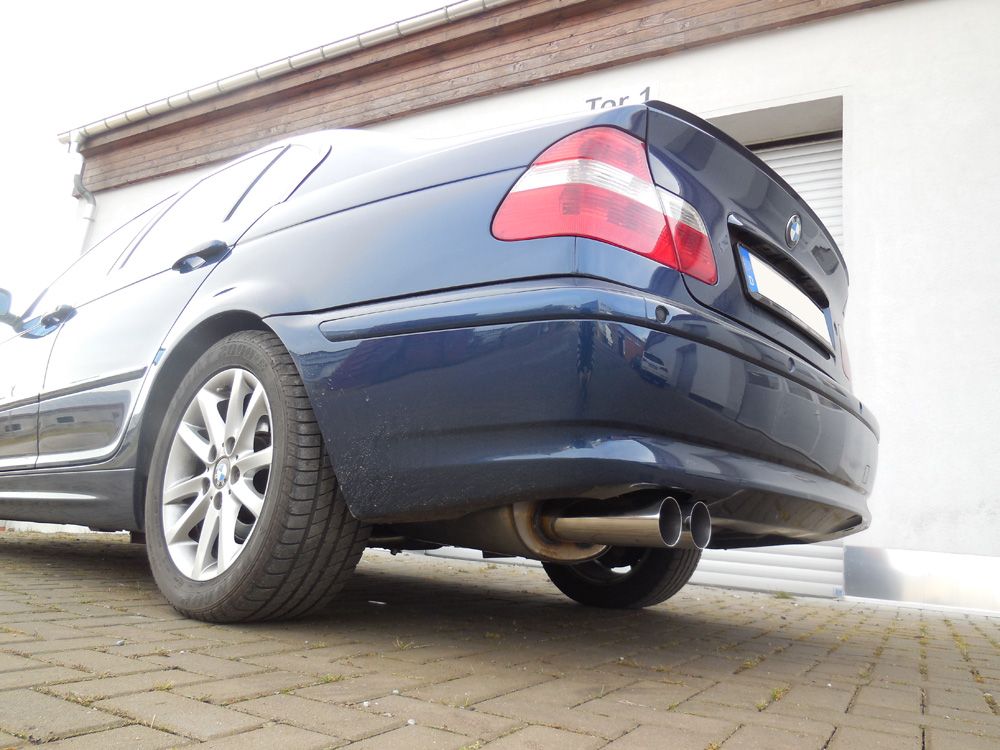 Fox Auspuff Sportauspuff für BMW E46 320/ 325/ 330 2.2l 125kW 2.5l 141kW