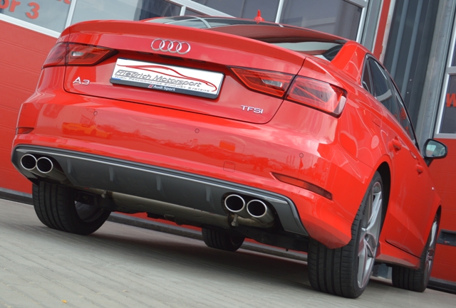 Friedrich Motorsport Duplex Sportauspuff Sportendschalldämpfer für Audi A3 8V