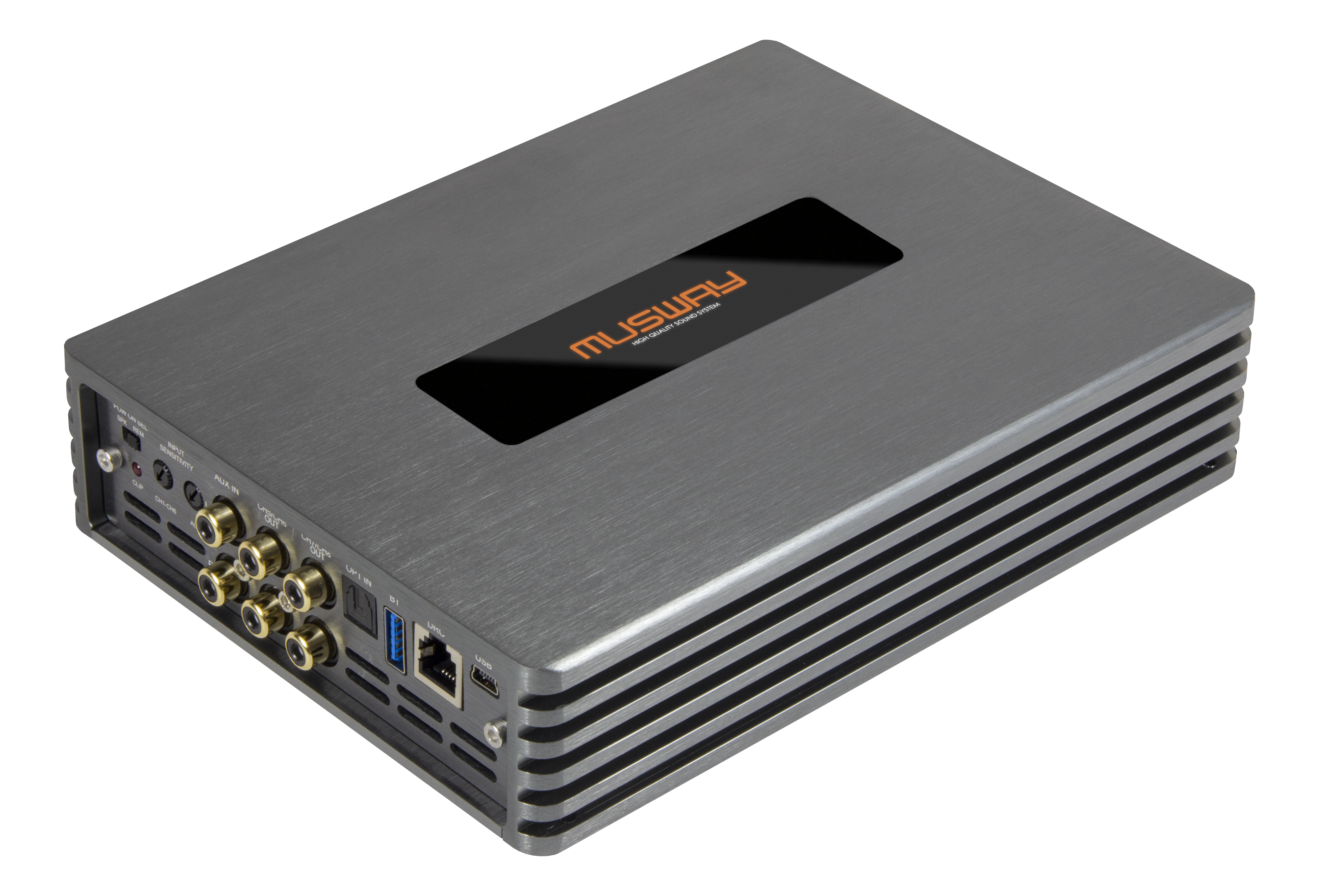 MUSWAY Digital 4-Kanal Endstufe Verstärker Lautsprecher DSP-AMP M4+v3-Evo
