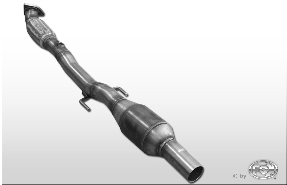 Fox Downpipe + Sport KAT HJS für Opel Corsa D NRE 1.6l 155kW