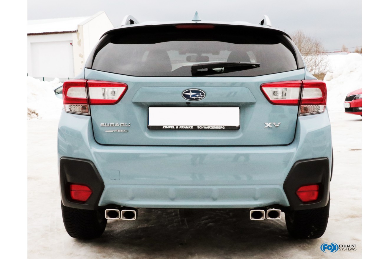 Fox Duplex Auspuff Sportauspuff Komplettanlage für Subaru XV G5 1,6l 84kW