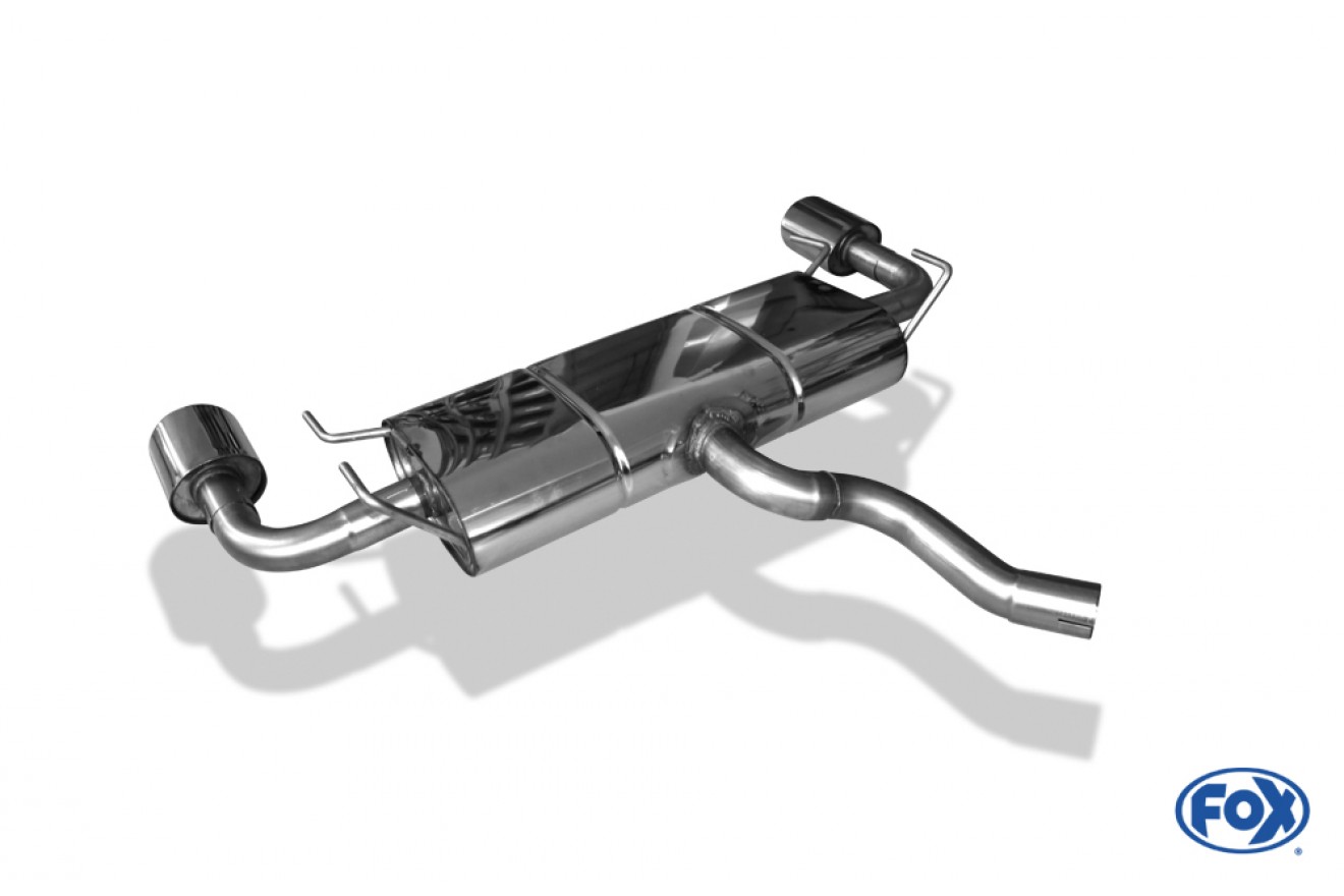Fox Duplex Auspuff Sportauspuff Endschalldämpfer für Subaru Impreza GR AWD 2,0l