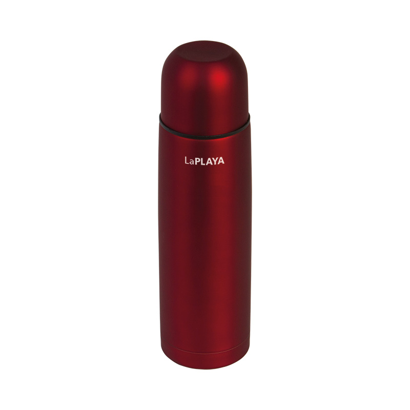 Thermosflasche Thermoskanne Isolierflasche Isolierkanne Isoflasche 0,75l rot