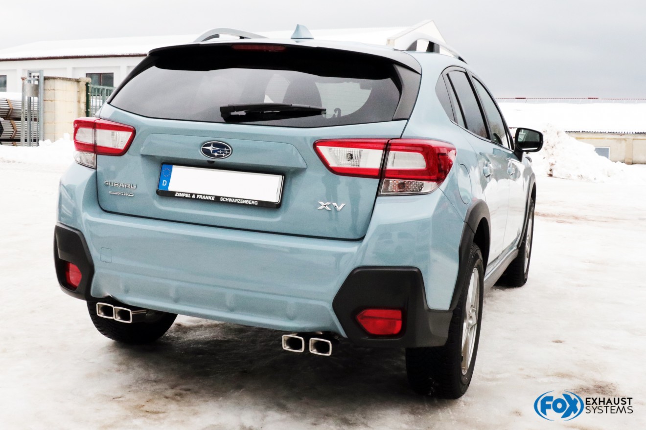 Fox Duplex Auspuff Sportauspuff Komplettanlage für Subaru XV G5 1,6l 84kW