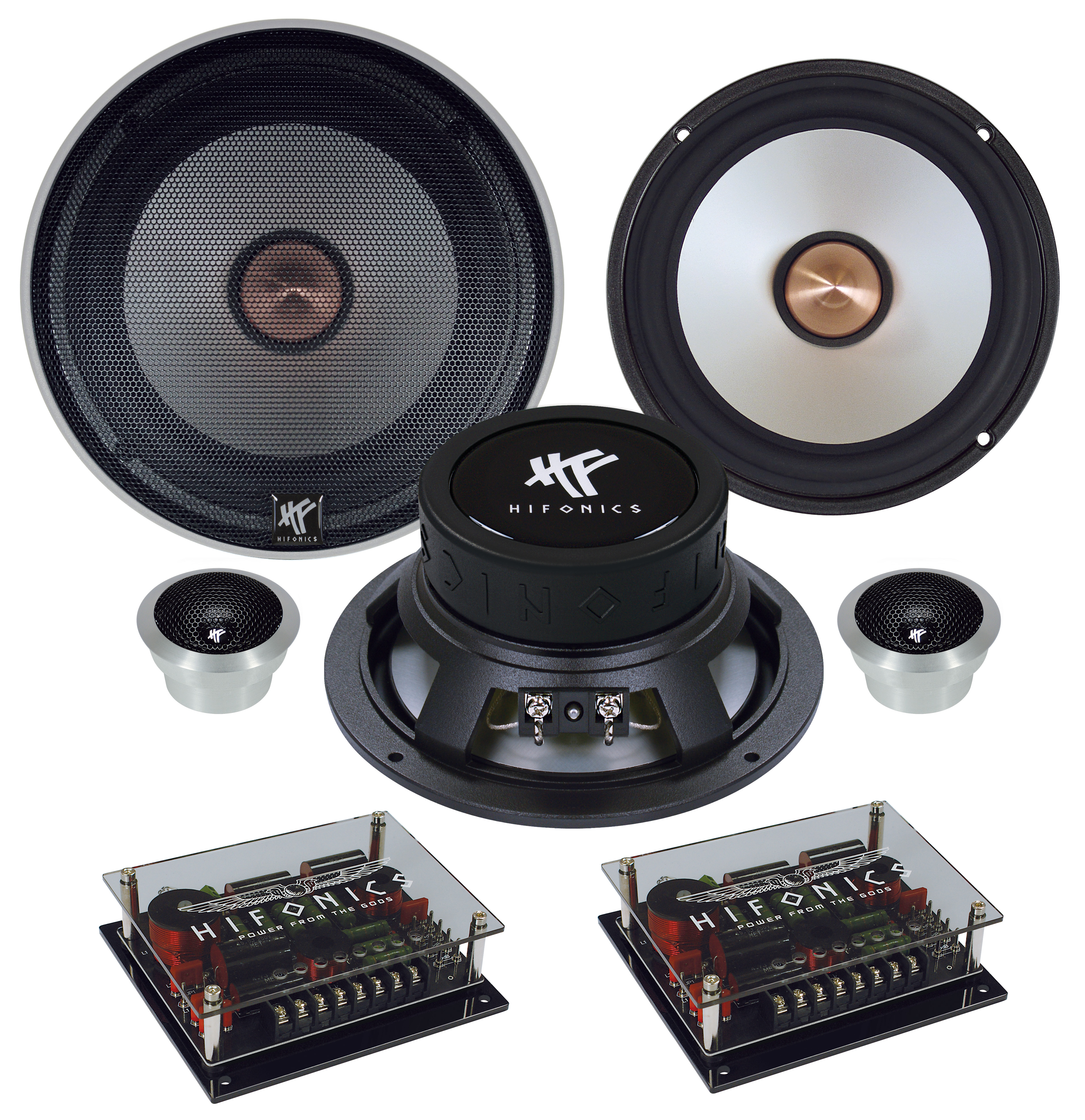 HIFONICS MAXXIMUS 2-Wege System 16,5cm MX-6.2C Autolautsprecher Lautsprecher