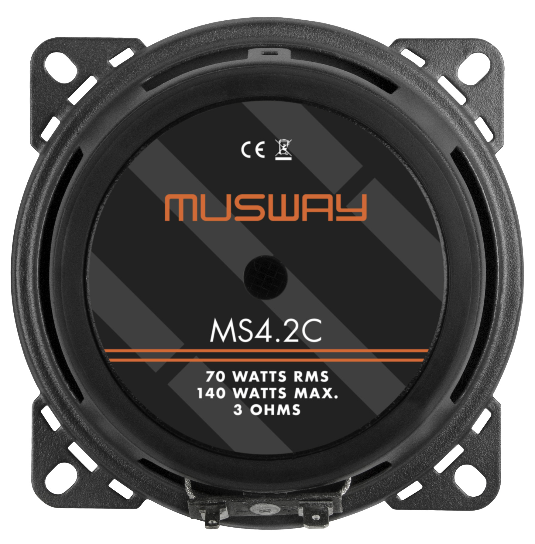 MUSWAY 2-Wege System MS-4.2C System Auto Car PKW Hifi Boxen Lautsprecher Paar