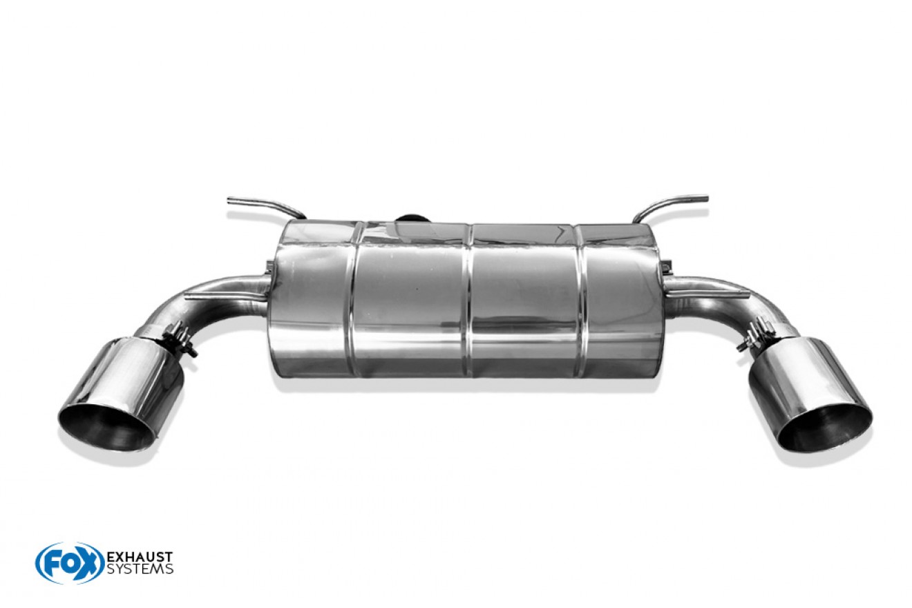 Fox Duplex Auspuff Sportauspuff Endschalldämpfer für Toyota GR86 2,4l 172kW