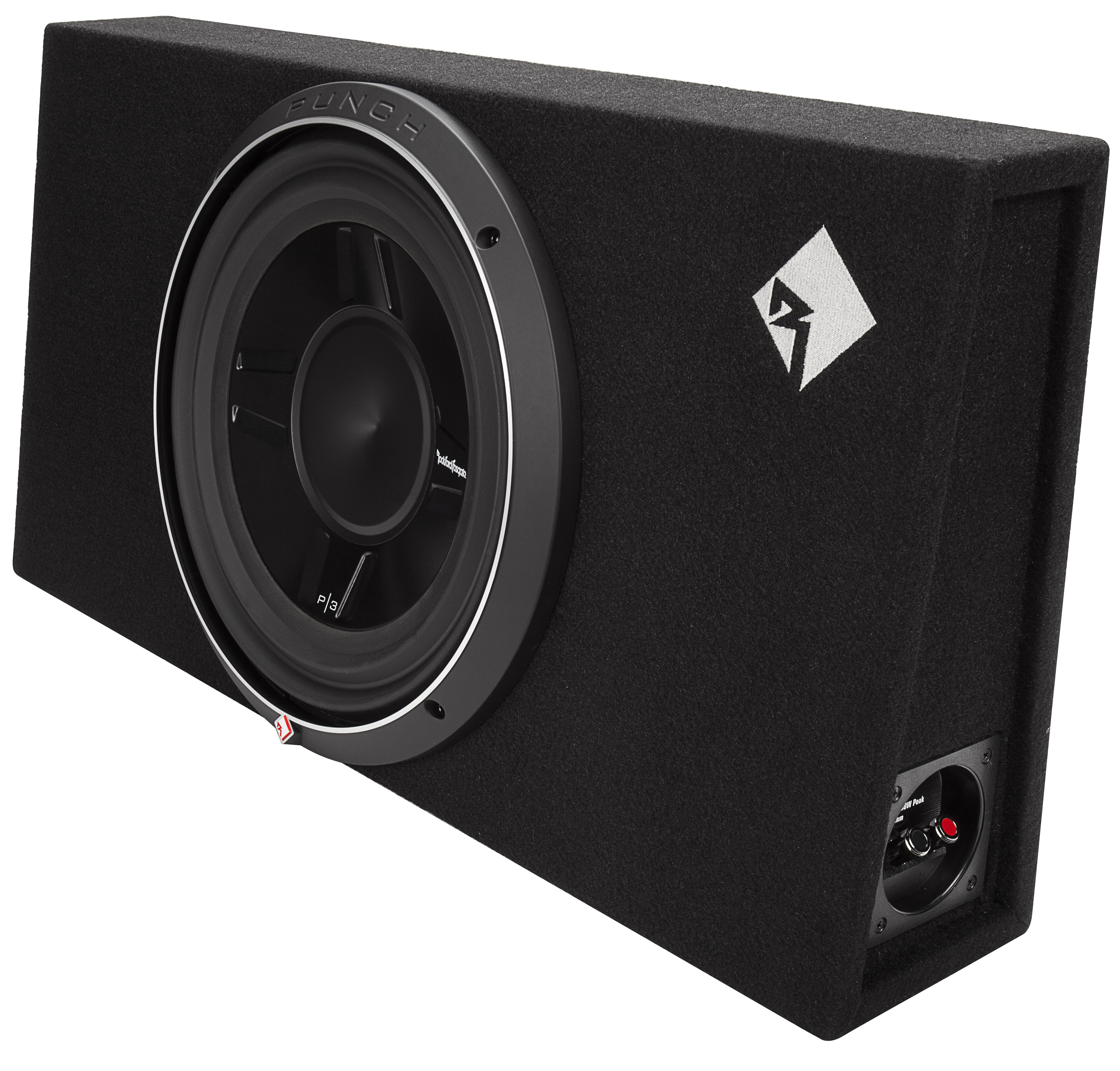 ROCKFORD FOSGATE Punch P3-1X12 30cm Subwoofer 600 Watt RMS 1 Ohm Car Hifi Passiv