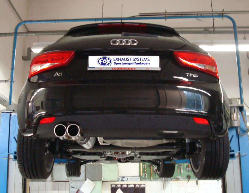 Fox Auspuff Sportauspuff Endschalldämpfer für Audi A1 Sportback 1.4l 90/136kW